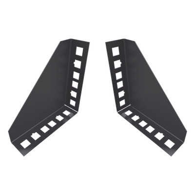 LINKEDPRO BY EPCOM - Soporte de Montaje para Rack / 19 pulgadas / 1U Vertical / Capacidad 2U / Carga 10 kg / Pared o Placa
