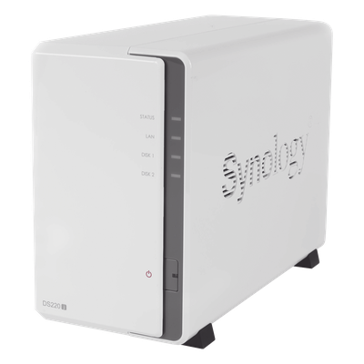SYNOLOGY - Servidor NAS de 1 Bahías / Hasta 16 TB / Servicio Nube Gratis (P2P) / Administración Remota y Respaldo Programado