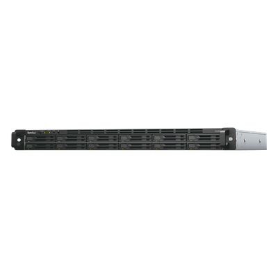 SYNOLOGY - Servidor NAS Flash / 12 Bahías SSD SATA 2.5" / 1U Rack / 170,000 IOPS Lectura / 82,000 IOPS Escritura / 2x 10GbE / 2x 1GbE / CPU AMD Ryzen V1780B