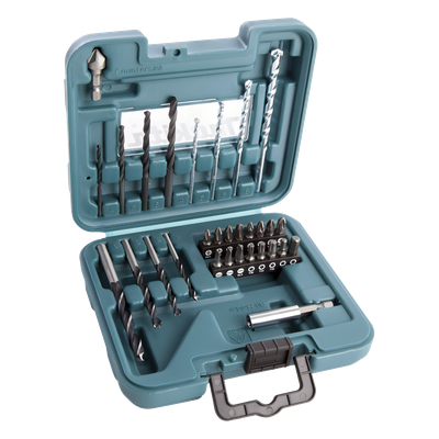 MAKITA - Juego de accesorios multipropósito 30 piezas para metal, concreto, madera y puntas para atornillar