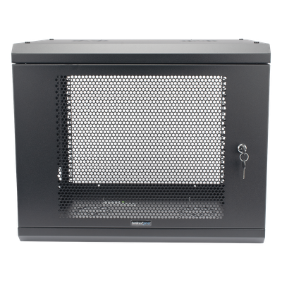 LINKEDPRO - Gabinete de Pared 9U / 19'' / 455 mm (17.9'') Profundidad / Acero Reforzado / Carga 80 kg