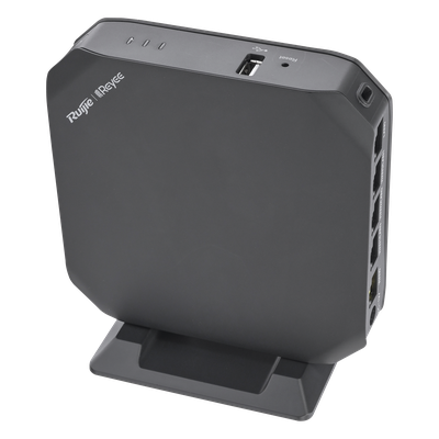 RUIJIE - Router Wi-Fi 5 MESH / Dual-Band 1267 Mbps / Balanceo 4 WAN / 150 Clientes / 700 Mbps Rendimiento / SD-WAN / 4 Antenas 3-4 dBi