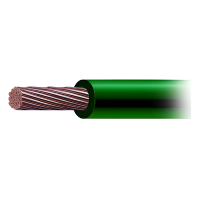 INDIANA - Cable THW-LS / Calibre 6 AWG / 19 Hilos / 90°C Seco / 75°C Mojado / Verde / Venta por Metro