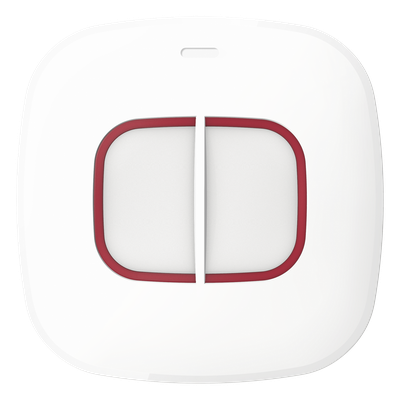 HIKVISION - Botón de Pánico Doble Inalámbrico / Exterior IP66 / Comunicación 433 MHz / Salto de Frecuencia / Batería 3 Años