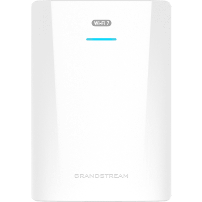 GRANDSTREAM - Punto de Acceso Wi-Fi 7 para Pared / GWN7670WM / MIMO 2x2:2 DL-UL OFDMA / Modulación 4096 QAM / 2.5G Ethernet PoE+ / Hasta 256 Clientes / QoS Avanzado / Cobertura 175 mts / Gestión Integrada y en la Nube