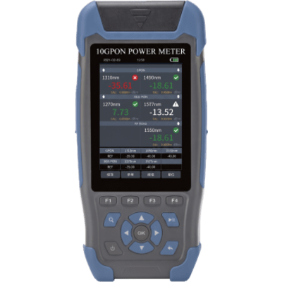 LINKEDPRO BY EPCOM - Medidor de Potencia Óptica (OPM) para Fibra Óptica en Redes FTTx (EPON, GPON, XGSPON) / Soporta 5 Longitudes de Onda / Rango de Medición de -40 a 25dBm / Incluye Función VFL 10mW / Función para Probar de Cables