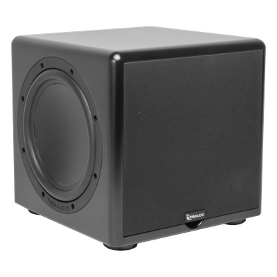 TRUAUDIO - Subwoofer compacto de 12 in |  2 radiadores pasivos | amplificador interno de 350W