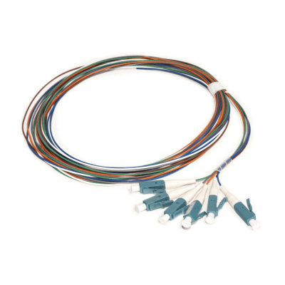 PANDUIT - Kit de 6 Pigtails con Conector LC, Multimodo 50/125 OM3, 900um, de 1 Metro (3.28 Pies)