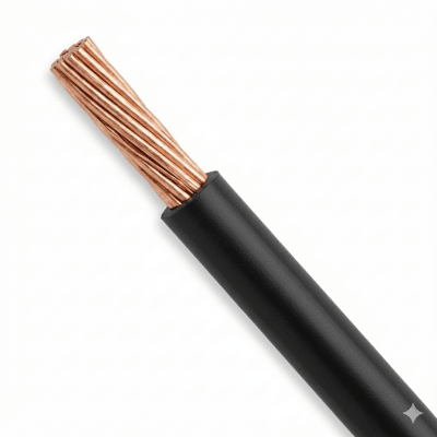 INDIANA - ( venta por metro ) Cable Eléctrico de Cobre Recubierto THW-LS Calibre 14 AWG 19 Hilos Color negro