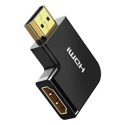 UGREEN - Adaptador HDMI Tipo L Macho a Hembra / Hacia Abajo / HDMI 2.0 4K@60Hz / Proporciona Flexibilidad Sin Doblar los Cables HDMI