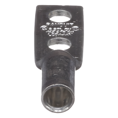 PANDUIT - Zapata de compresión LCD4-14A-L para cal. 4 Awg, Doble barreno para tornillo prisionero de 1/4, Espaciado de orificio 16mm, 1 Pz