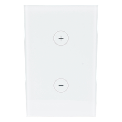 SMARTHOME BY EPCOM - Interruptor Dimmer Táctil Z-Wave 700 / Control LED hasta 150 W / Alimentación Universal AC 85-260V / Medidor de Consumo / Compatible Hubitat HC8 / Panel Alarma Álula M2M