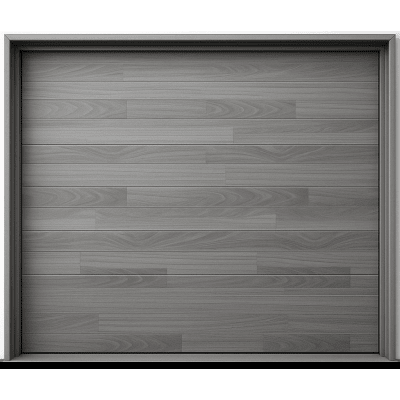 ACCESSPRO - Puerta de Garage de Alta Calidad / Estilo Americano / Acabado Laminado PREMIUM / Color Gris / 20x8 Pies.