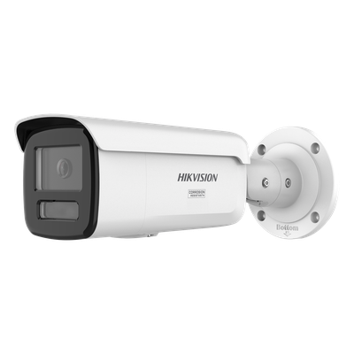 HIKVISION - Bala IP / 6 Megapixel / Lente 4 mm / 60 m (197 ft) IR + Luz Blanca / Exterior IP67 / WDR 130 dB / AcuSense 3.0 / Metal / NEMA 4X / AcuSeek