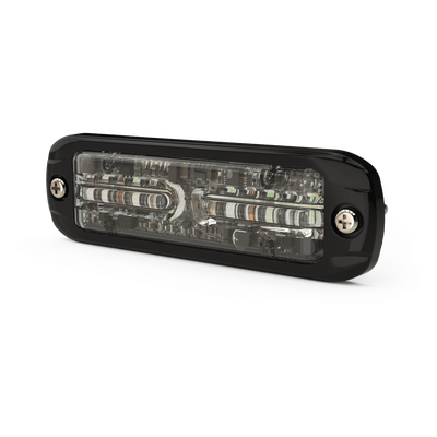 ECCO - Luz LED Direccional de Advertencia / 12 LED / Ámbar/Violeta / 12-24 VDC / Perfil Ultrabajo / -40°C a +65°C (-40°F a +149°F)