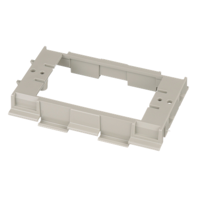 PANDUIT - Soporte para Faceplates en Canaleta / Diseño de Dos Caras / PVC Rígido / UL94 V-0 / 69.6 x 15.24 x 110.7 mm / TIA/EIA y NEC Artículo 388