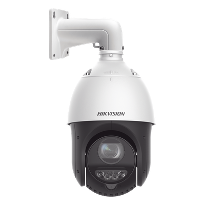 HIKVISION - Cámara PTZ IP / 2 Megapixel / Zoom Óptico 15X / IR 100 m (328 ft) / IP67 / PoE+ / Audio Bidireccional / Luz Estroboscópica y Alarma Audible