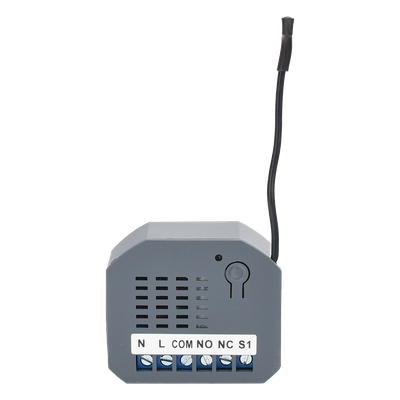 SMARTHOME BY EPCOM - Micromódulo On/Off Z-Wave / Alimentación Universal 85-260V AC / Frecuencia 908.4 MHz / Contacto Seco 250V/3A / Compacto 44x38x17 mm (1.73x1.50x0.67 in)