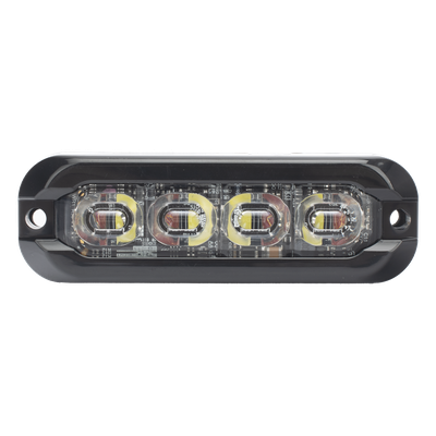 ECCO - Luz de Advertencia Direccional Flexible / 8 LED Dual Color / 69 Patrones de Destello / IP69K / IP67 / SAE Clase I y II / 12-24 V