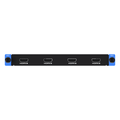 HIKVISION - Tarjeta de Salida HDMI / 4 Puertos / 4K por Puerto / HDMI 1.4 / 16 Capas Video Wall / Audio 48 kHz