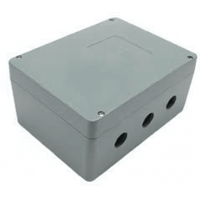 RAWELT - Caja de Unión de Aluminio con 3 salidas de 7/8" / 3 Orificios en la parte inferior.