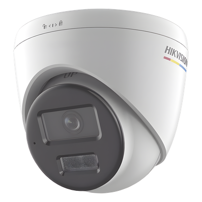 HIKVISION - Cámara Turret IP / 6 Megapixel / Dual Light 30 m (98.4 ft) / ColorVu / AcuSense Lite / IP67 / PoE