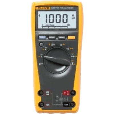 FLUKE - Multímetro digital analógico con pantalla retroiluminada y medidor de temperatura CON CERTIFICADO DE CALIBRACION