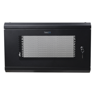 LINKEDPRO - Gabinete de Pared / 6U / 19'' / 455 mm Profundidad / 80 kg Carga / Acero Reforzado / 1.49 ft Alto