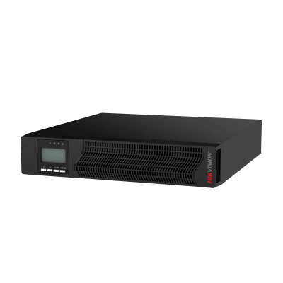 HIKVISION - UPS de 3000 VA / 2700 W / Online Doble Conversión / Entrada 120 Vca NEMA L5-30P / Onda Senoidal Pura / Tipo Torre o Rack / 8 Tomas NEMA 5-20R / Certificado UL