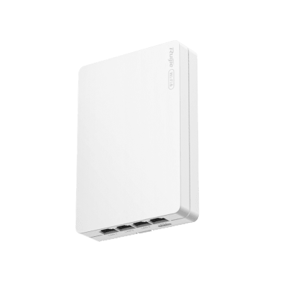 RUIJIE - Punto de Acceso Mesh Wi-Fi 6 para interior en pared, hasta 320 usuarios ideal para Hotelería u Oficina.