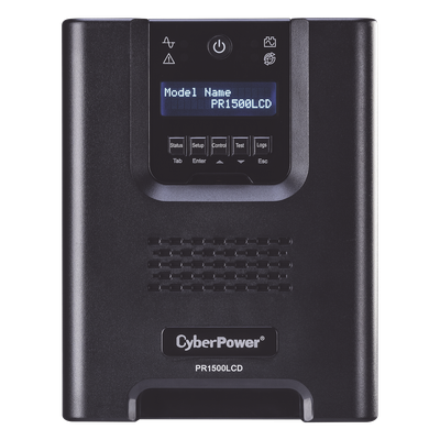 CYBERPOWER - UPS Línea Interactiva / 1500 VA / 1500 W / Factor de Potencia 1.0 / Onda Senoidal Pura / 8 Tomas NEMA 5-15R / 15.1 min Respaldo / Mini Torre