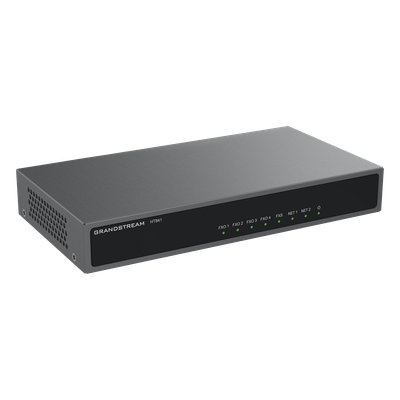 GRANDSTREAM - Gateway VoIP / 4 Puertos FXO / 1 Puerto FXS / 3 Perfiles SIP / PoE / NAT / Fax T.38 / Conferencia 3 Vías / Cifrado AES / Failover SIP