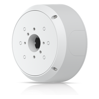 UBIQUITI - Caja de Conexiones Antimanipulación / Aluminio y Policarbonato / Montaje en Poste 1.5–2" (38–50 mm) / Salidas G3/4" / 470 g