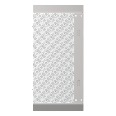 HIKVISION - Base adicional para torniquete swing / 1 carril / 90 cm (2.95 ft) / Instalación sin perforación