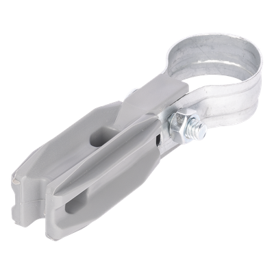SFIRE - Aislador de Paso o Esquina / Abrazadera 1 Pulgada (25 mm) / Resina Virgen 100% / Acero Galvanizado / Anti-Arqueo / Bolsa 100 Unidades