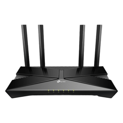 TP-LINK - Router GPON / Wi-Fi 6 AX1800 / 4 Puertos Gigabit / VoIP FXS / CATV / EasyMesh / 4 Antenas Externas
