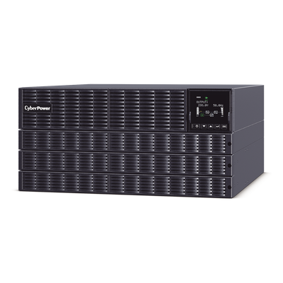 CYBERPOWER - UPS Online Doble Conversión / 6000 VA / 5400 W / Entrada 200-240 VAC Hardwire / 4 Tomas NEMA L6 / Torre o Rack 6 UR / Onda Senoidal Pura