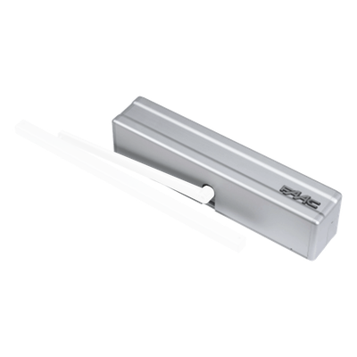 FAAC - Operador para Puertas Batientes / Motor 24V / 110 VAC 100W / Apertura 100° / Frecuencia de Uso 100% / IP23 Interior / Dimensiones Compactas