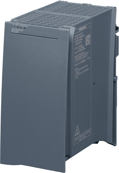 SIEMENS - Fuente de Alimentación SIMATIC PM 1507 / 24VDC 8A / Entrada 120/230V AC / Para S7-1500 / Eficiencia 90% / IP20 / Certificaciones CE-UL-UKCA