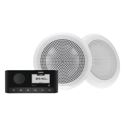 GARMIN - Estéreo Marino / 2 Zonas Independientes / Bluetooth 10 m (32.8 ft) / Potencia Pico 180 W / IPX6 / Pantalla 2.7 Pulgadas