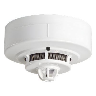 SFIRE - Detector de Humo Fotoeléctrico / Sensor de Temperatura Integrado / Conexión 2 Hilos / 10.8 - 33 VDC / UL Listado