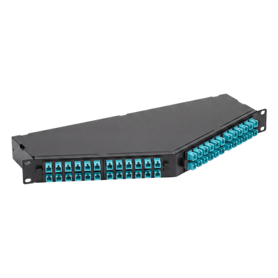 PANDUIT - Panel de Fibra Óptica de Alta Densidad / 96 Puertos LC / OM4 Multimodo / Método A / Rack 19 in