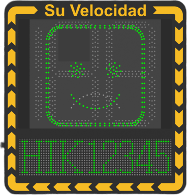 HIKVISION - Radar de Velocidad/ Pantalla LED / Detección de Velocidad en Tiempo Real / Rango de Detección de 100 m / Hasta 32 Objetivos Detectados / IP66 / Compatible con Wi-Fi y Ethernet