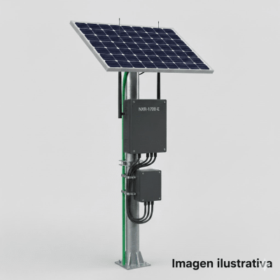 EPCOM POWERLINE - Kit Solar de 14 W con PoE Pasivo 24 Vcc para un radio de Ubiquiti airMAX o Cambium ePMP