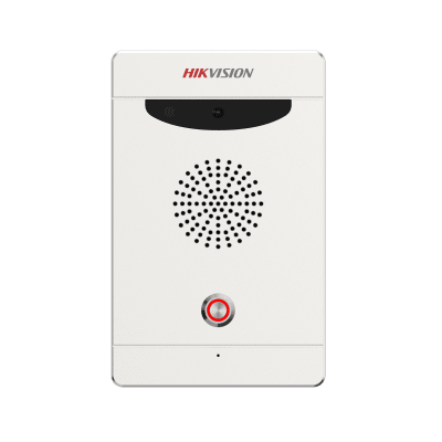 HIKVISION - Panel de Alarma de Pánico con Video DS-PEA103-CK1-E1 / Cámara 2MP / Audio Bidireccional / Alarma de Manipulación / POE / IP65 / IK08 / Montaje en Pared o Empotrado