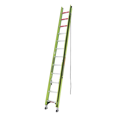 LITTLE GIANT LADDER SYSTEMS - Escalera de Extensión / Aluminio + Fibra de Vidrio / 7.31 m (24 ft) / Capacidad 136 kg / Tipo IA / 20 kg