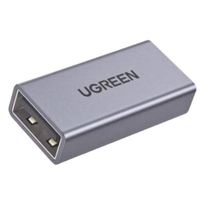 UGREEN - Adaptador USB-A Hembra a USB-A Hembra / USB 3.0 / Velocidades de Transferencia de Datos de Hasta 5 Gbps / Carcasa de Aluminio / Compacto y Portátil / Plug & Play / Compatible con Versiones Anteriores de USB