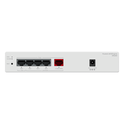 HUAWEI - Router Multiservicio / 2.5 Gbps WAN / 5 Puertos PoE+ / 41W Presupuesto PoE / Controladora 16 APs / 150 Clientes / Gestión en la Nube