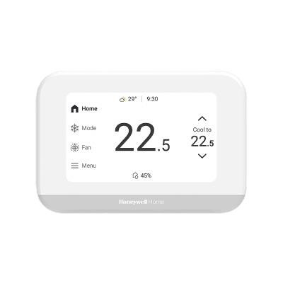 HONEYWELL HOME RESIDEO - Termostato Inteligente ElitePRO S900 / Pantalla Táctil 4.3 pulgadas / Control WiFi-Bluetooth-Matter / Sensor de Humedad / Hasta 3H/2C Bomba de Calor / Certificación ENERGY STAR / Diseño Elegante Blanco o Negro