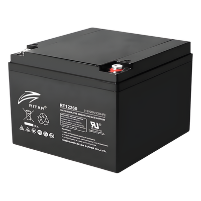 CYBERPOWER - Batería VRLA / 12Vcc / 26Ah / Vida Útil 6-8 Años / Rango -20°C a 60°C / Descarga 260A (5s)